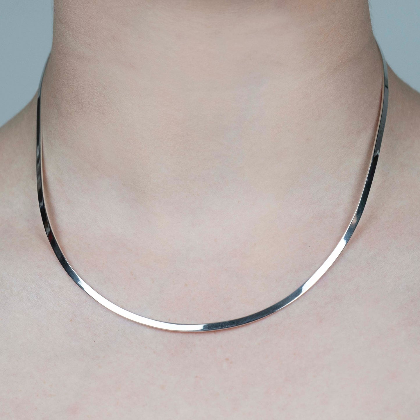 Halsring - oval slät