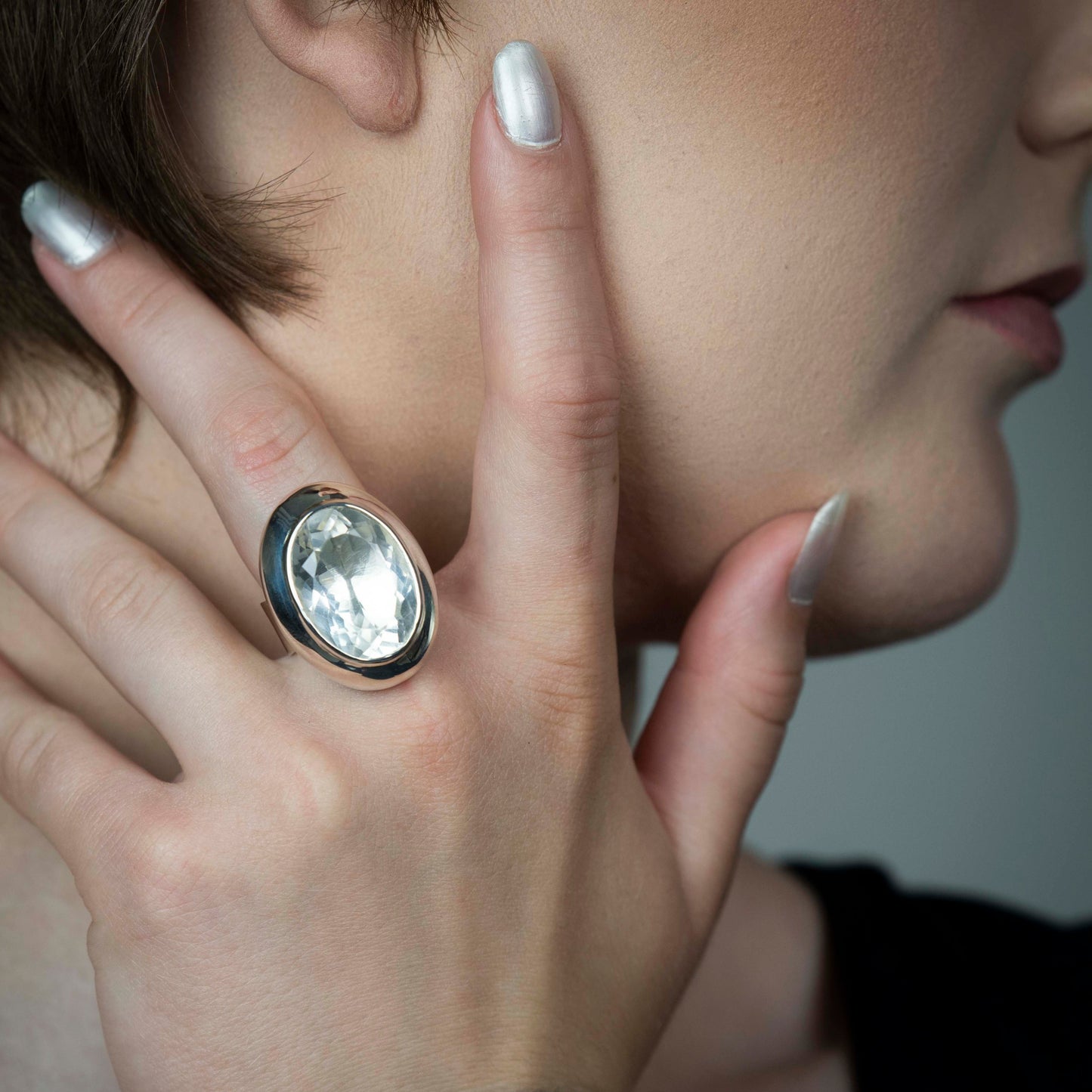 Bergkristall - ring