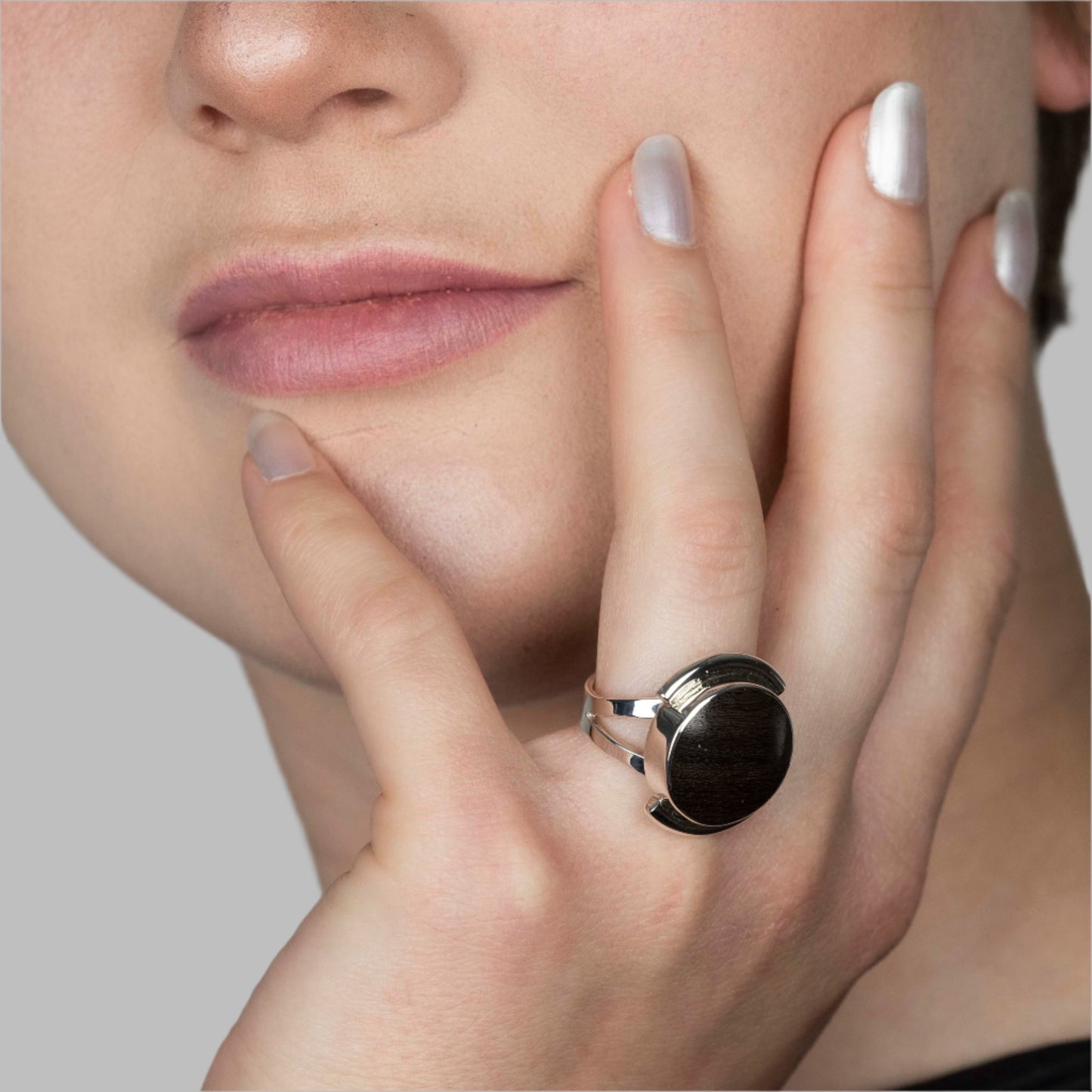 Ebenholts - rund ring