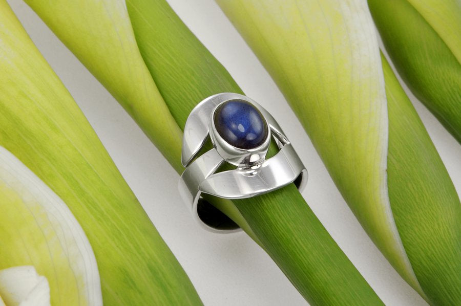 Tulpanring - labradorit